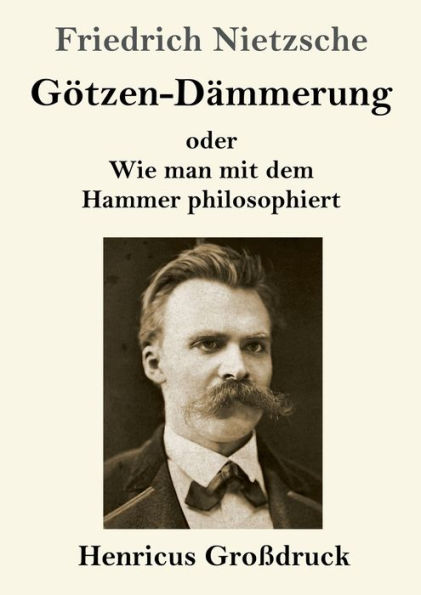 Gï¿½tzen-Dï¿½mmerung (Groï¿½druck): oder Wie man mit dem Hammer philosophiert