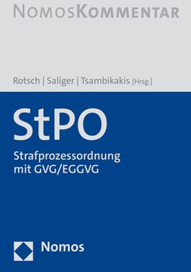 StPO: Strafprozessordnung mit GVG/EGGVG
