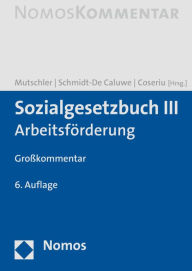 Title: Sozialgesetzbuch III: Arbeitsforderung, Author: Pablo Coseriu