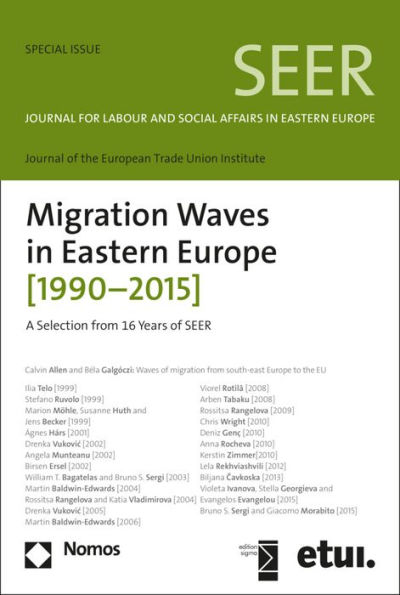 Migration Waves in Eastern Europe (1990-2015): A Selection from 16 Years of SEER