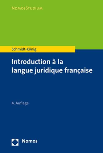 Introduction a la langue juridique francaise / Edition 4