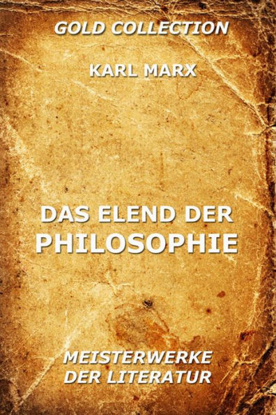 Das Elend der Philosophie