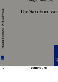 Title: Die Saxoborussen, Author: Oskar Meding