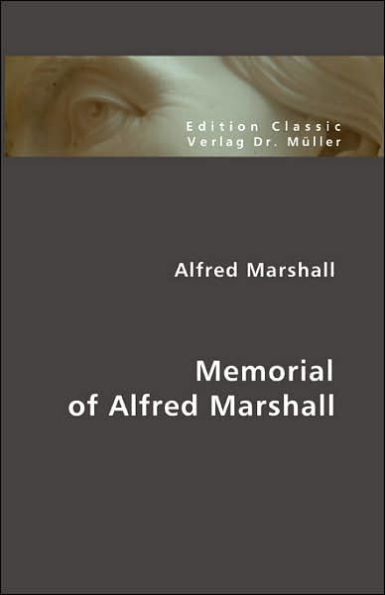 Memorial of Alfred Marshall