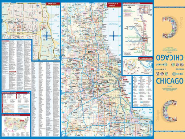 Chicago, Illinois Map