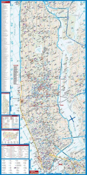Manhattan, New York Map