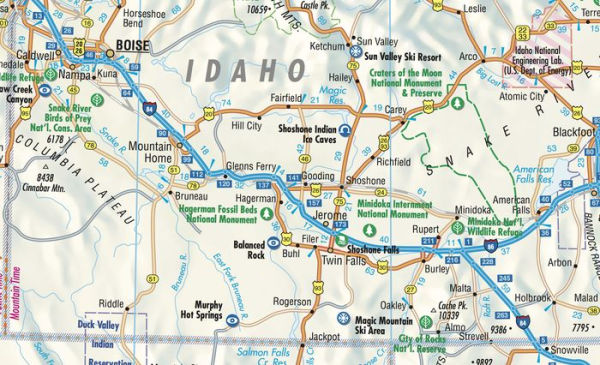 Pacific Northwest USA Map