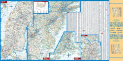 Alternative view 3 of Eastern/Great Lakes USA Map