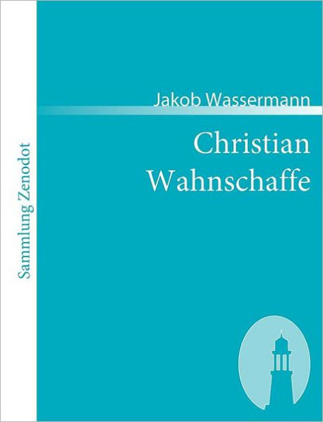 Christian Wahnschaffe: Roman in zwei Bï¿½nden
