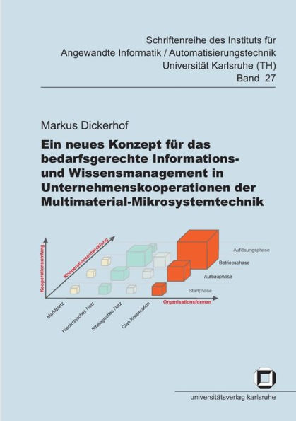 Ein neues Konzept für das bedarfsgerechte Informations- und Wissensmanagement in Unternehmenskooperationen der Multimaterial-Mikrosystemtechnik