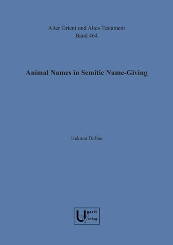 Animal Names in Semitic Name-Giving