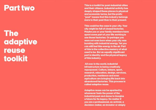 RE-USA: 20 American Stories of Adaptive Reuse: A Toolkit for Post-Industrial Cities