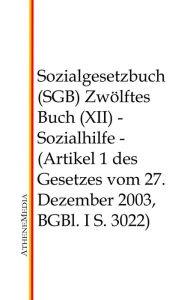 Title: Sozialgesetzbuch (SGB) - Zwölftes Buch (XII): Sozialhilfe - (Artikel 1 des Gesetzes vom 27. Dezember 2003, BGBl. I S. 3022), Author: Hoffmann