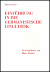 Einfuhrung in Die Germanistische Linguistik