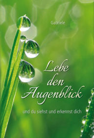 Title: Lebe den Augenblick: und Du siehst und erkennst Dich, Author: Gabriele