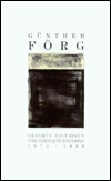 Title: Gunther Forg: The Complete Editions, 1974-1988, Author: Edition Cantz