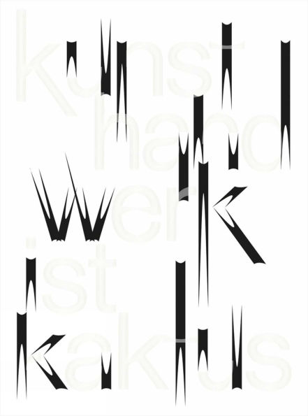 Kunsthandwerk ist Kaktus
