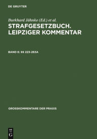 Title: §§ 223-263a / Edition 11, Author: Hans Lilie