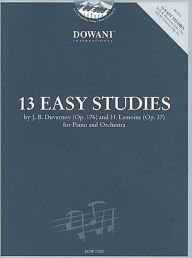 Title: 13 Easy Studies by Duvernoy (Op. 176) and Lemoine (Op. 37) for Piano and Orchestra, Author: Henry Lemoine