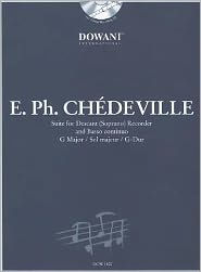 Chedeville: Suite in G Major for Descant (Soprano) Recorder and Basso Continuo