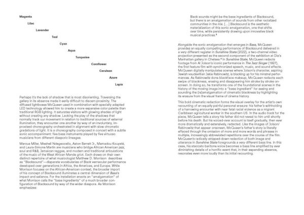 Steve McQueen: Bass Volume