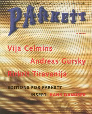 Parkett #44 Vija Celmins, Andreas Gurskey, Rirkrit Tiravanija: Distance