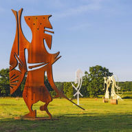 Title: Parc de sculptures Erich Engelbrecht, Ch teau des Fougis, Author: Gottfried Knapp