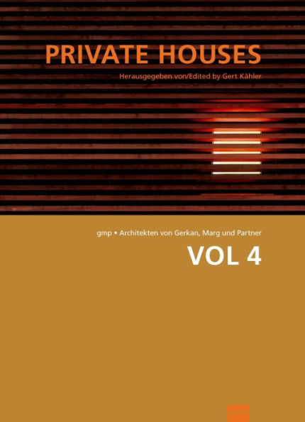 GMP: Volumes Volume 4 Private Houses: VOL 4: Private Houses