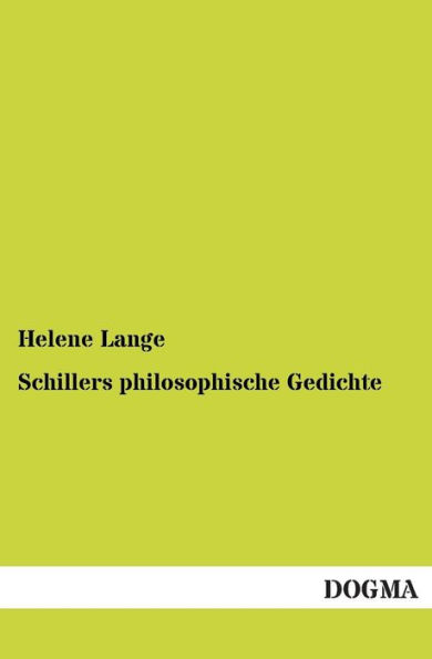 Schillers Philosophische Gedichte