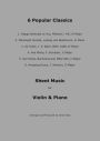 Popular Classics (Violin & Piano): Sheet Music for Violin and Piano