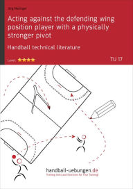 Title: Acting against the defending wing position player with a physically stronger pivot (TU 17): Handball technical literature, Author: Jörg Madinger