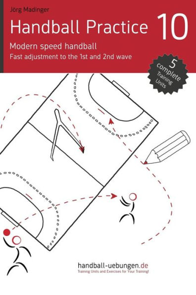 Handball Practice 10 - Modern speed handball: Fast adjustment to the 1st and 2nd wave