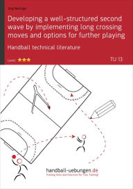 Title: Developing a well-structured second wave by implementing long crossing moves and options for further playing (TU 13): Handball technical literature, Author: Jörg Madinger