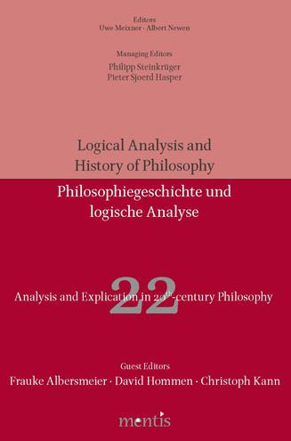 Analysis and Explication in 20th Century Philosophy