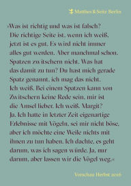 Title: Leseproben Herbstprogramm 2016 Matthes & Seitz Berlin, Author: Anna Weidenholzer