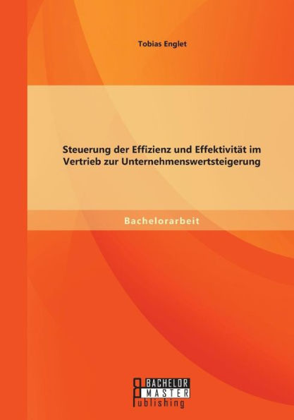 Steuerung der Effizienz und Effektivitï¿½t im Vertrieb zur Unternehmenswertsteigerung