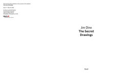 Alternative view 4 of Jim Dine: The Secret Drawings