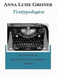 Title: Texttypologien, Author: Anna Luise Greiner