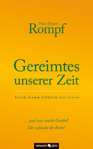 Title: Gereimtes unserer Zeit: frisch.fromm.fröhlich.frei.frivol, Author: Giovanni Bevilacqua