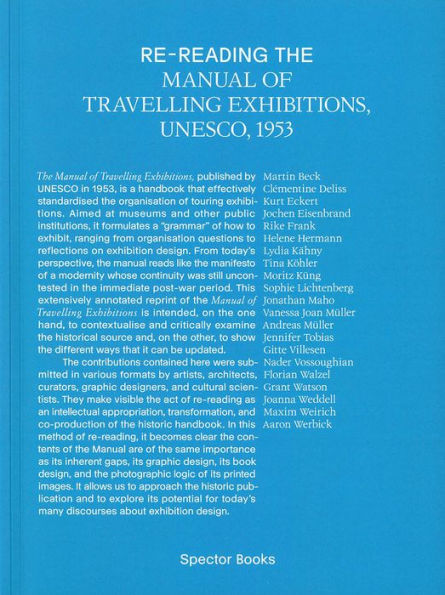 Re-reading the Manual of Travelling Exhibitions