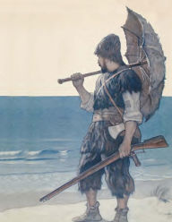 Title: Robinson Crusoe: The original edition of 1920 with color, Author: Daniel Defoe