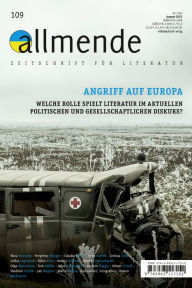 Title: Allmende 109 - Zeitschrift für Literatur: Angriff auf Europa, Author: Literarische Gesellschaft Karlsruhe