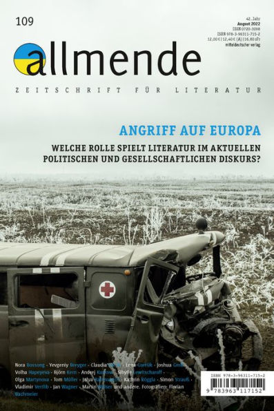 Allmende 109 - Zeitschrift für Literatur: Angriff auf Europa