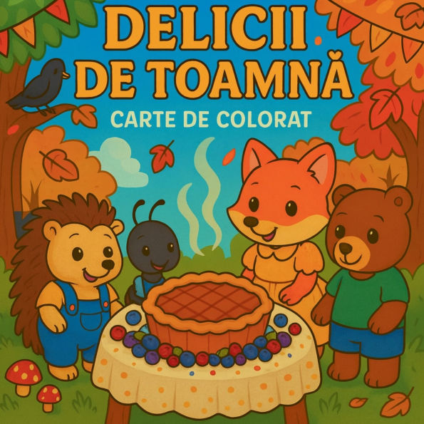 Delicii de toamnă - Carte de colorat