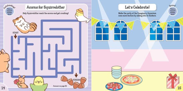 The Imaginary Aquarium Sticker Activity Book