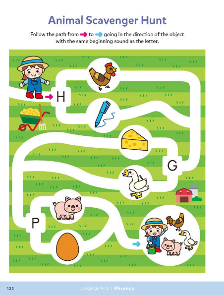 Play Smart Big Kindergarten Workbook: 240Pages, Ages 5 to 6