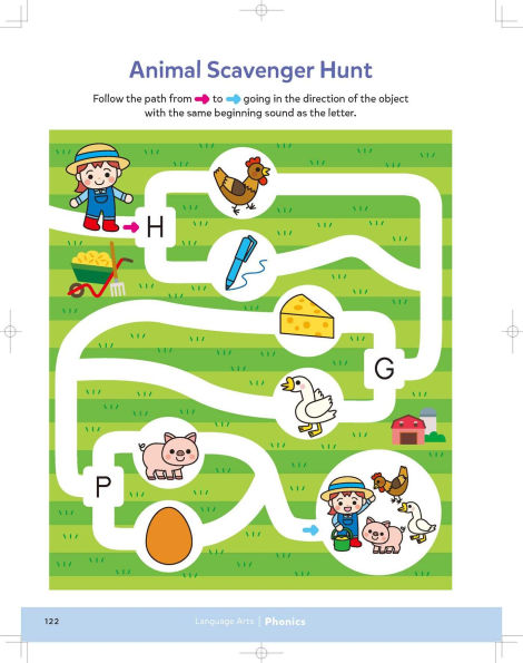Play Smart Big Kindergarten Workbook: 240Pages, Ages 5 to 6