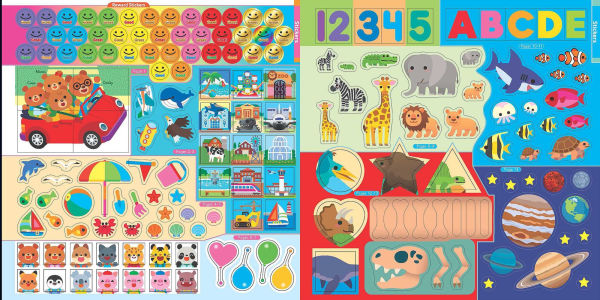 Play Smart 500 Stickers Outdoor Adventures