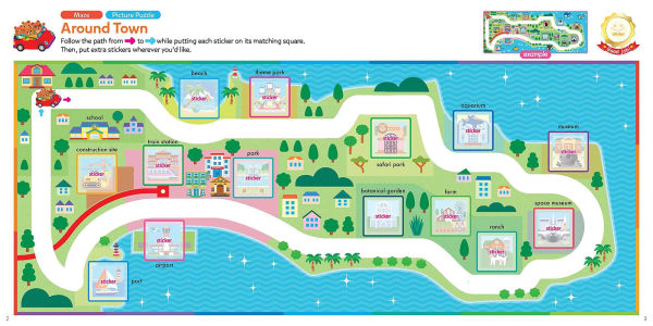 Play Smart 500 Stickers Outdoor Adventures