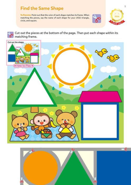 Play Smart Brain Boosters: Challenging - Age 2-3: Pre-K Activity Workbook : Boost independent thinking skills: Tracing, Coloring, Shapes, Cutting, Drawing, Mazes, Picture Puzzles, Counting; Go-Green Activity-Board